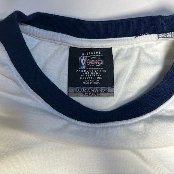 Vintage UNK NBA White T Shirt 90’s Michael Jordan Logo Men Size XL - Picture 2 of 9